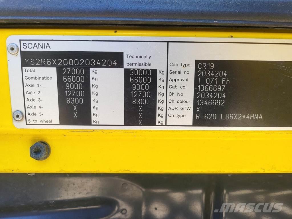 Scania R620 6X2*4 Camion benne