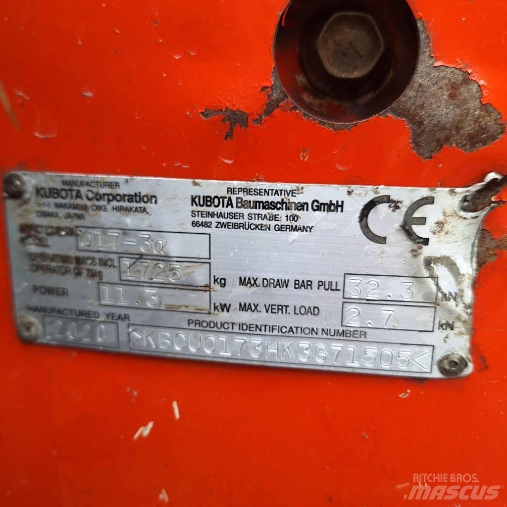 Kubota U 17-3 Mini pelle < 7t
