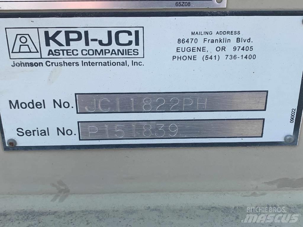 KPI-JCI 1822 PH Traitements eaux, sables & matériaux