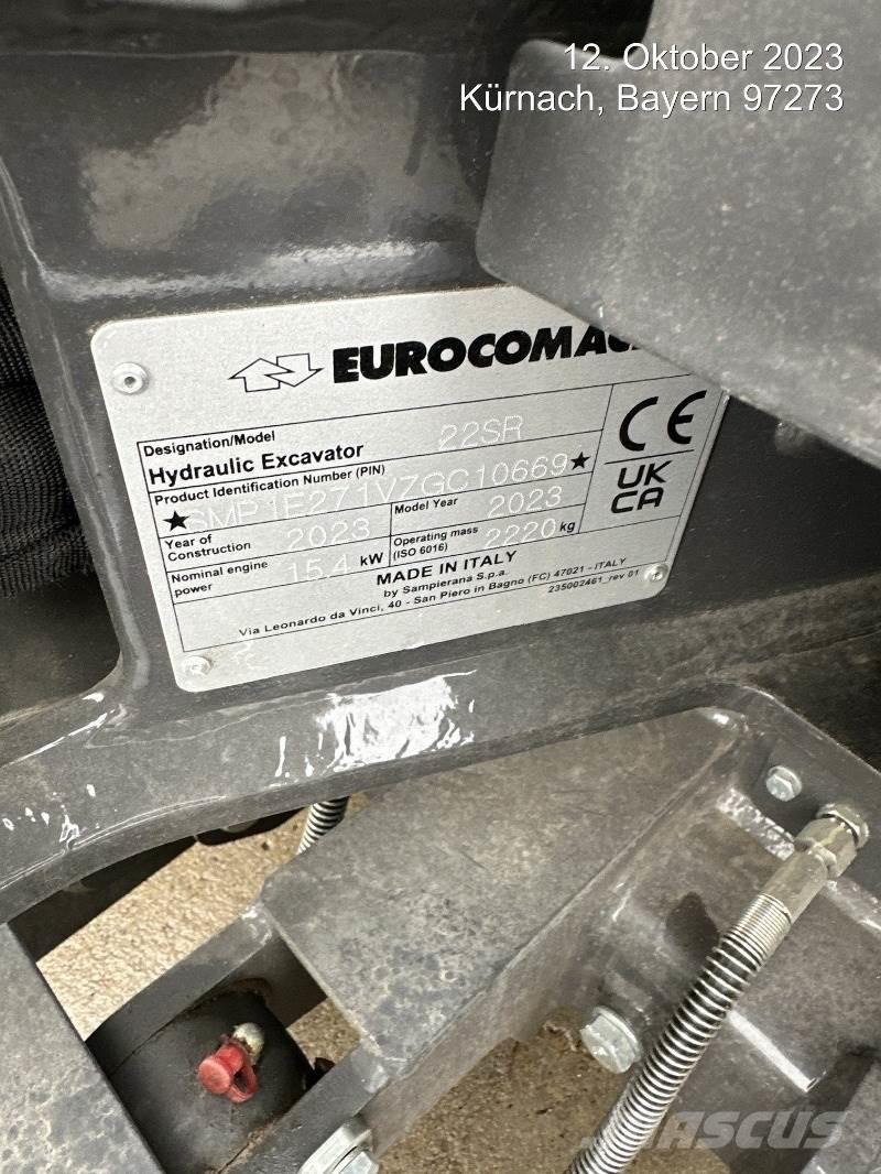 Eurocomach 22SR Mini pelle < 7t
