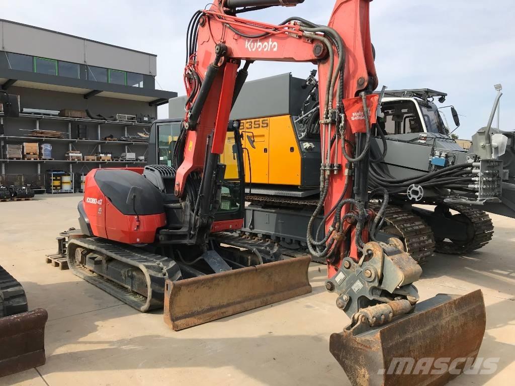 Kubota KX 080-4 Mini pelle 7t-12t