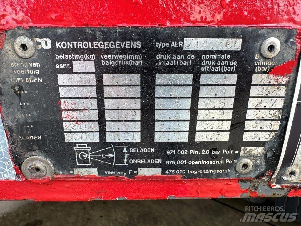 Jumbo MV 160 L Semi remorque plateau ridelle