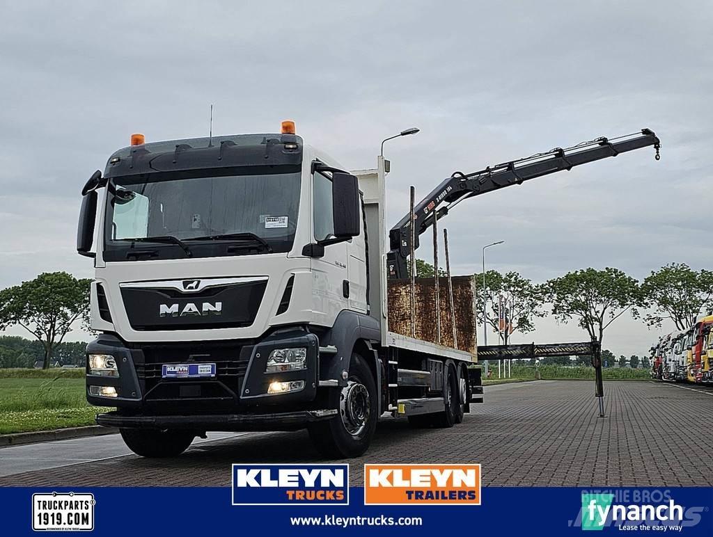 MAN 26.460 TGS Camion plateau