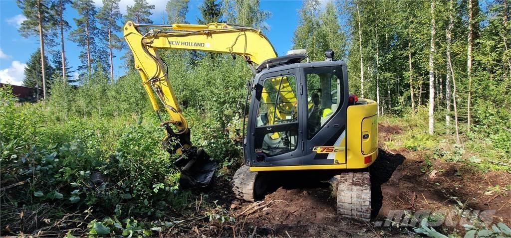 New Holland E75CSR Pelle sur chenilles