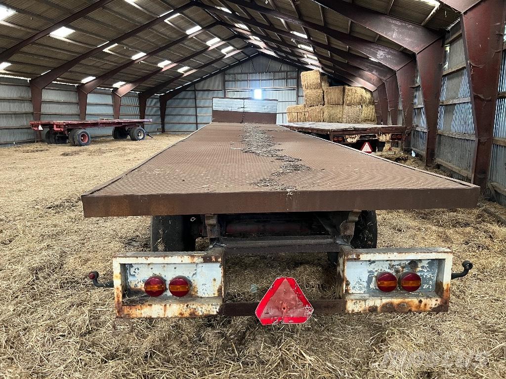  12.5 meter Halmvogn Plateau à paille