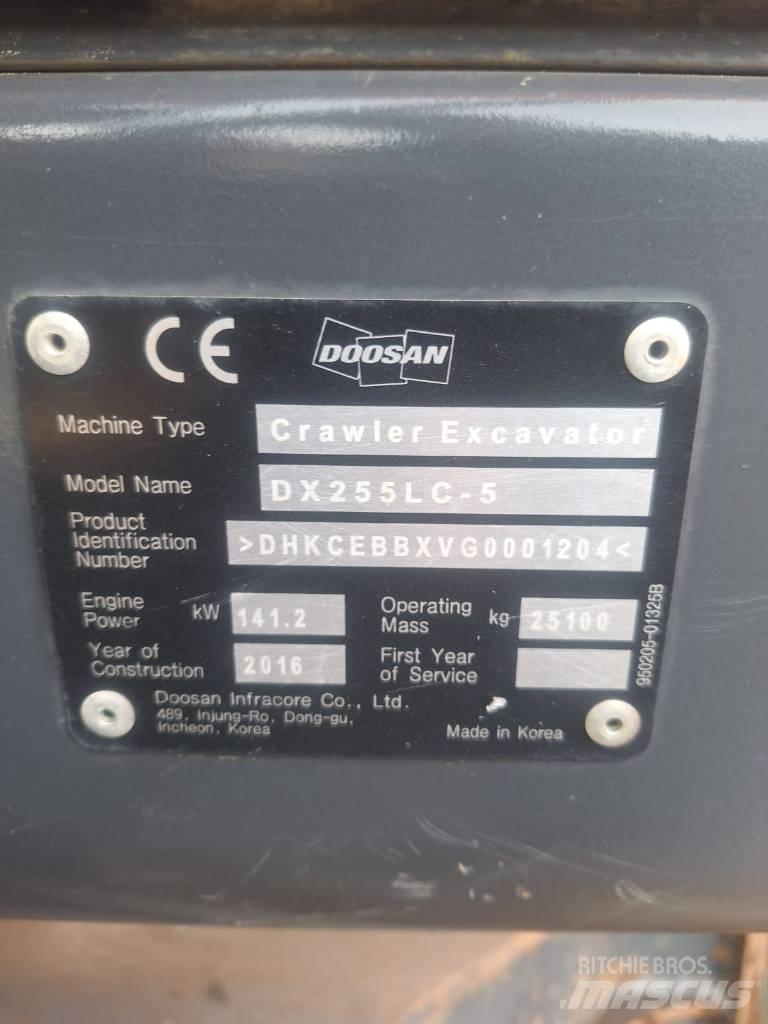 Doosan DX 255 LC-5 Pelle sur chenilles