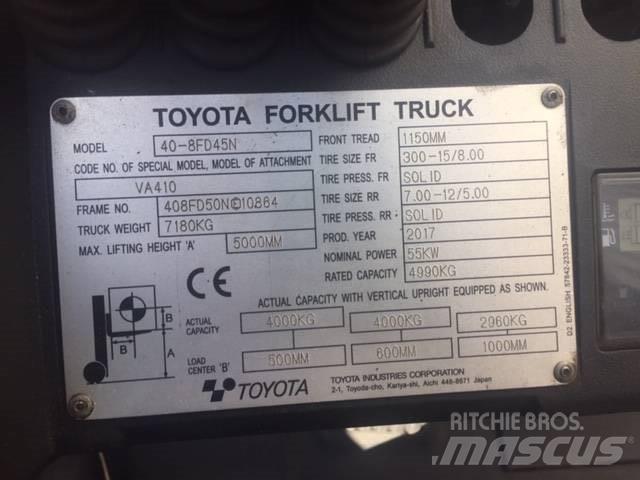 Toyota 40-8FD45N Chariots diesel