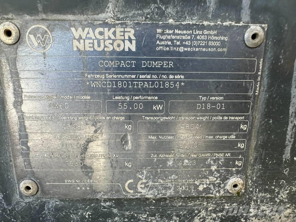 Wacker Neuson DW 60 Mini tombereau