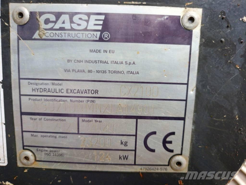 CASE CX 210 D Pelle sur chenilles