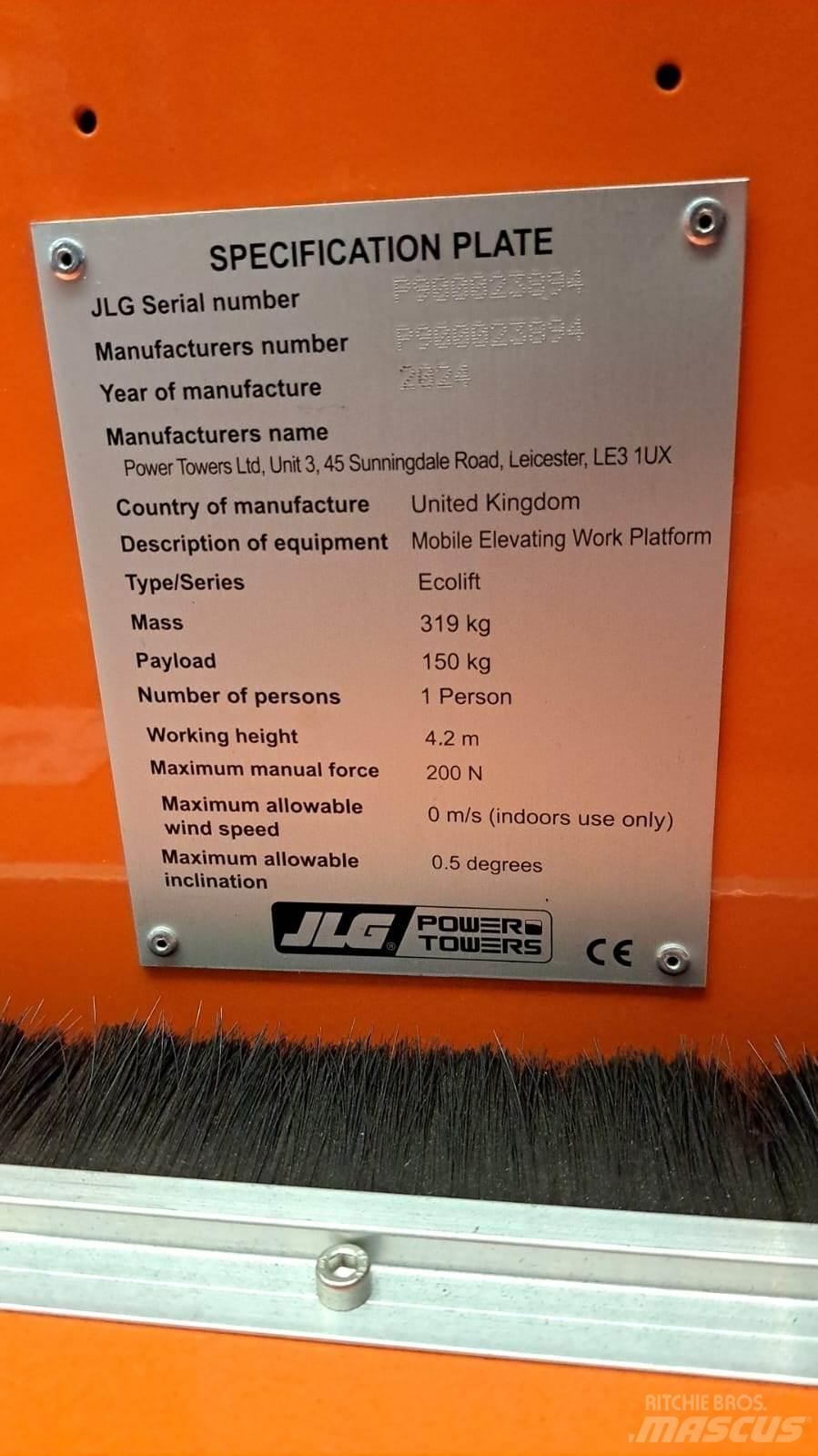 JLG Ecolift2.2 Autre nacelle élévatrice