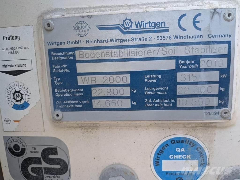 Wirtgen WR2000 Recycleur bitume