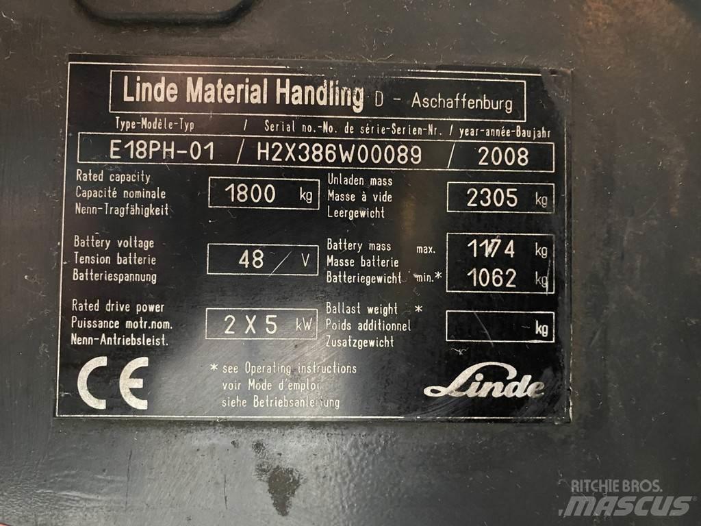 Linde E18PH-01 Chariots élévateurs électriques