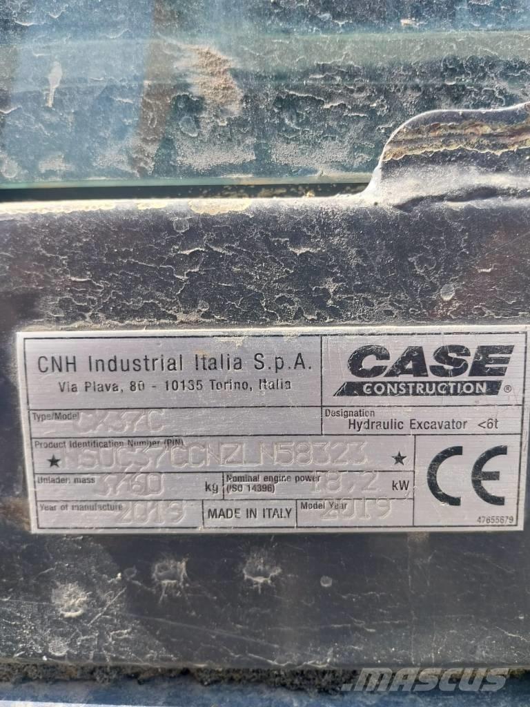 CASE CX 37 C Mini pelle < 7t