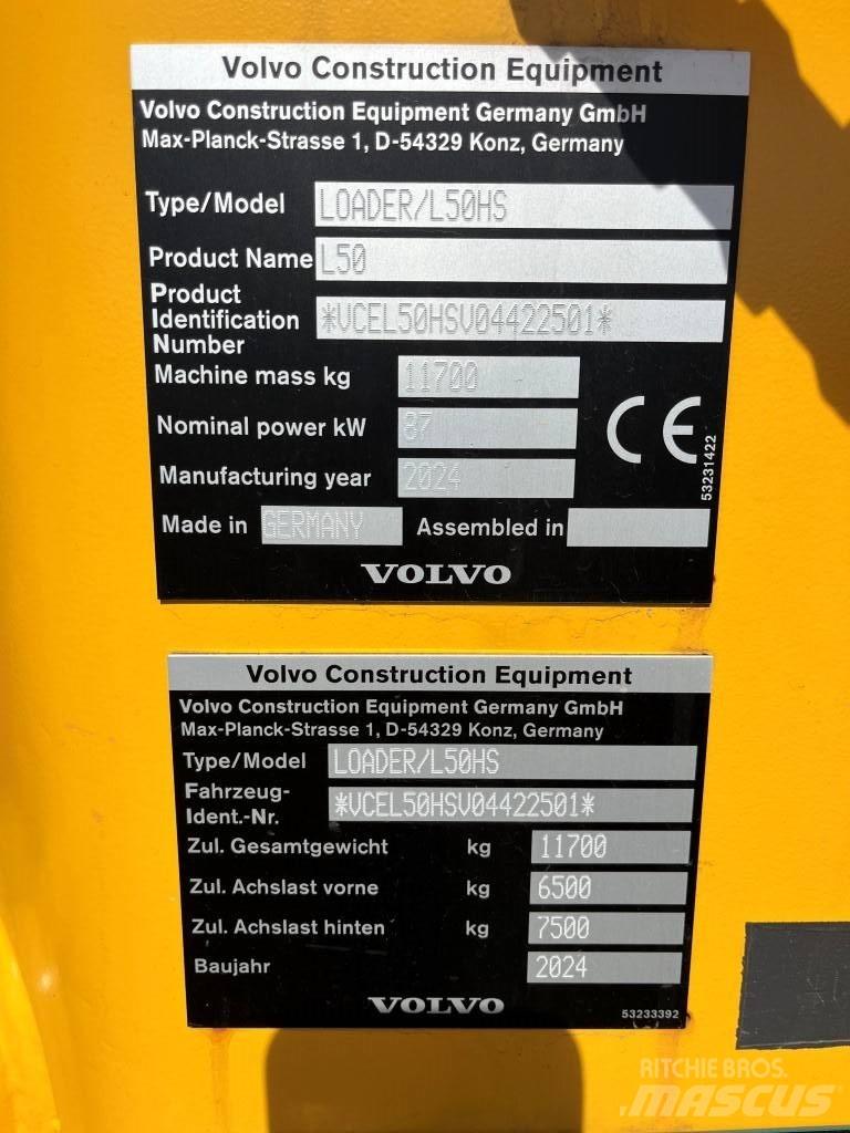 Volvo L50H Chargeuse sur pneus