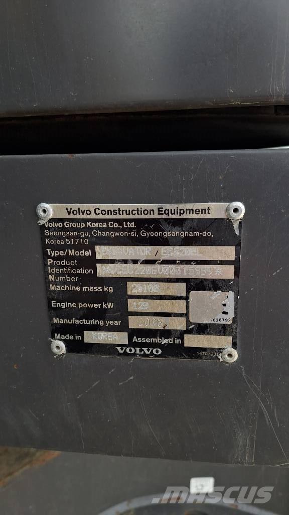 Volvo EC220E Pelle sur chenilles