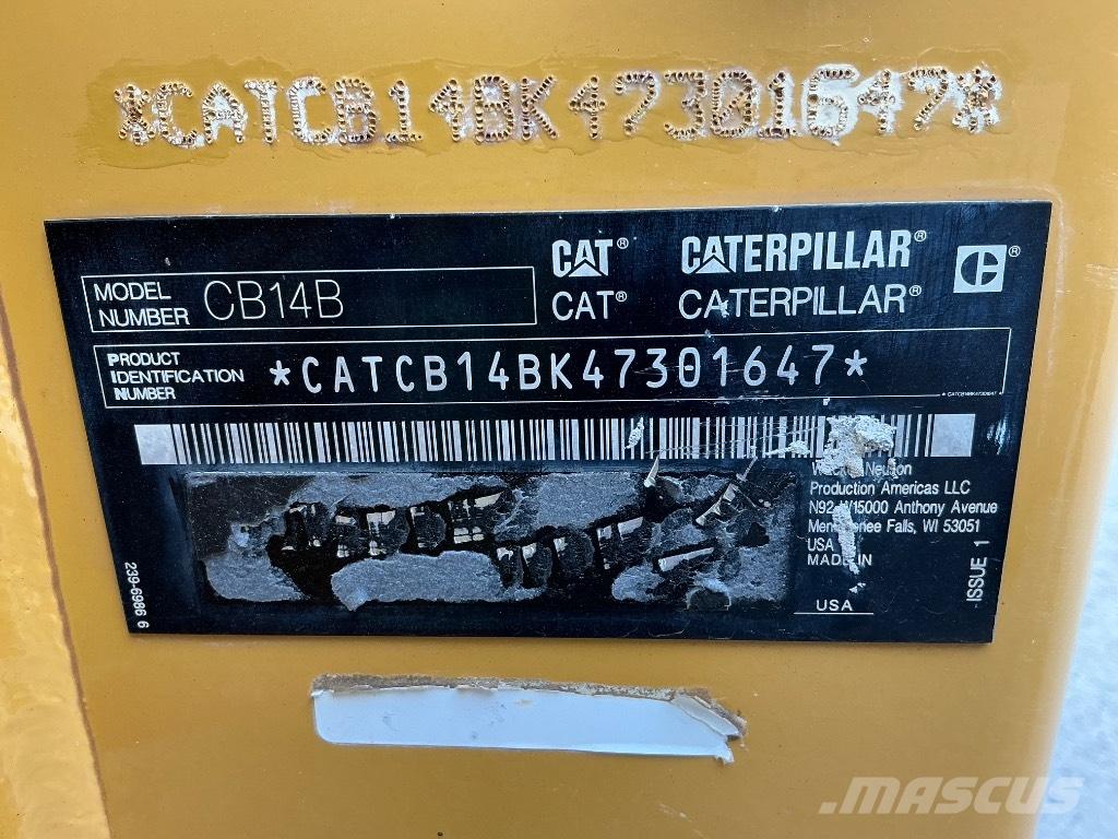 CAT CB 14 B Rouleaux tandem