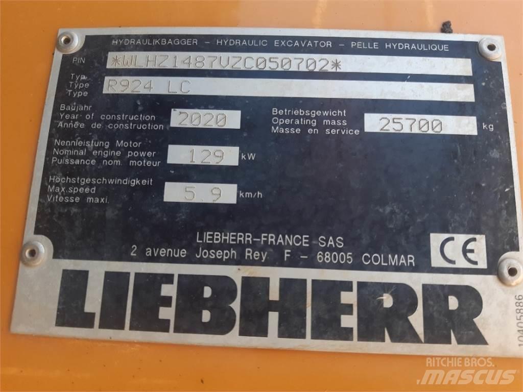 Liebherr R924 Pelle sur chenilles