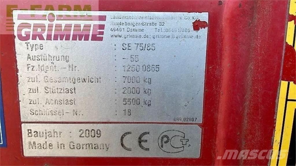 Grimme se 85-55 Moissoneuse de Pomme de Terre