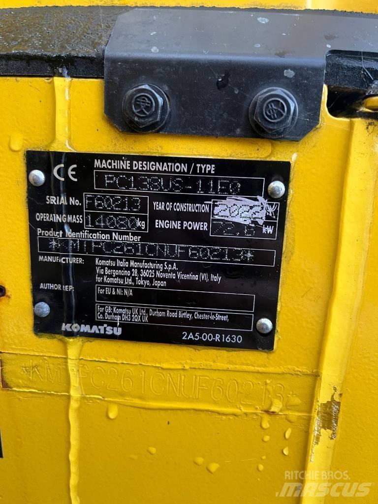 Komatsu PC138US-11 Pelle sur chenilles