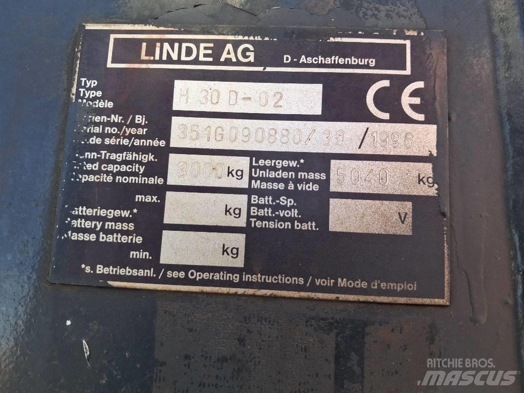 Linde H 30 D Chariots diesel