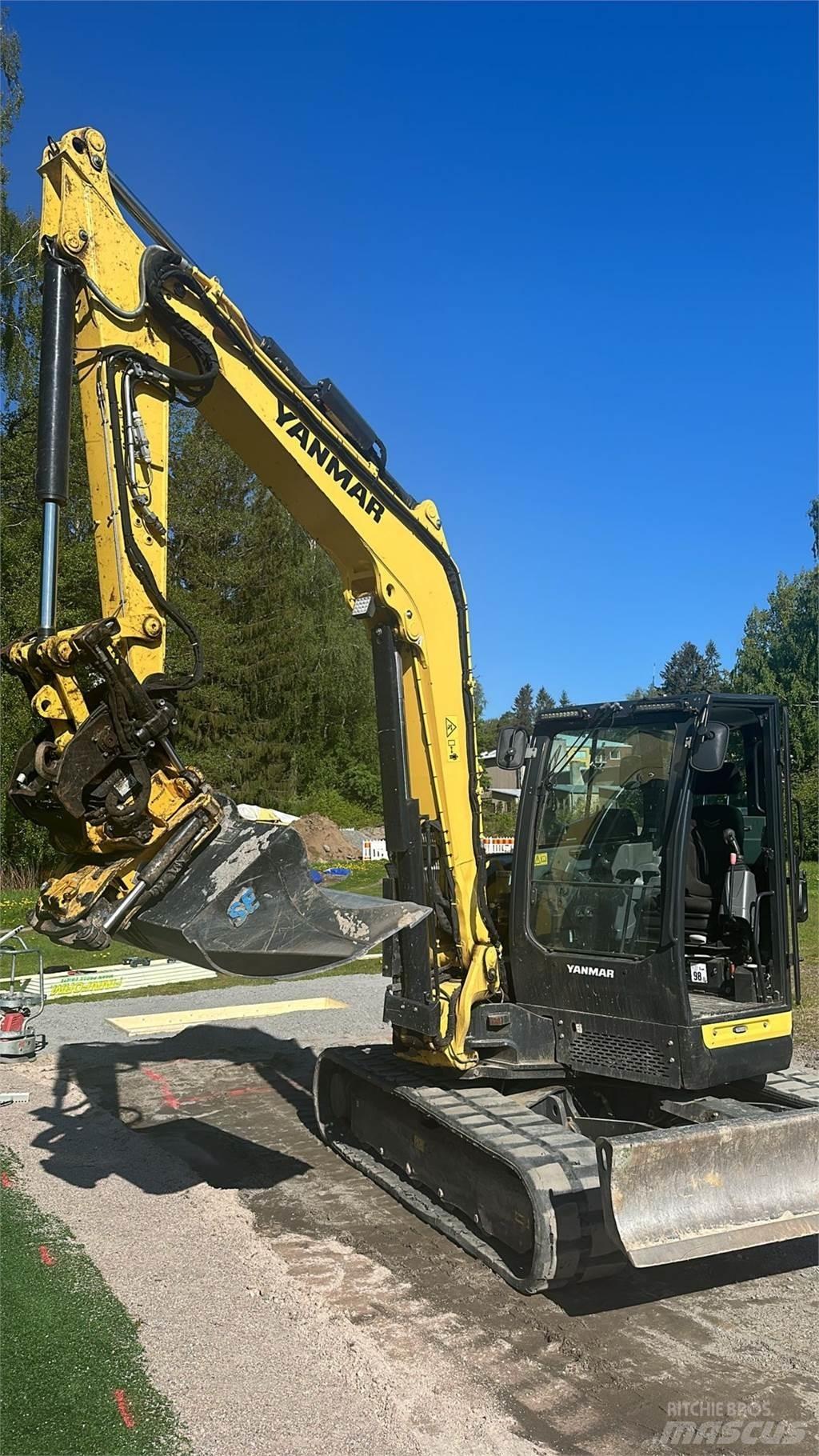 Yanmar Vio 80-1A Mini pelle 7t-12t