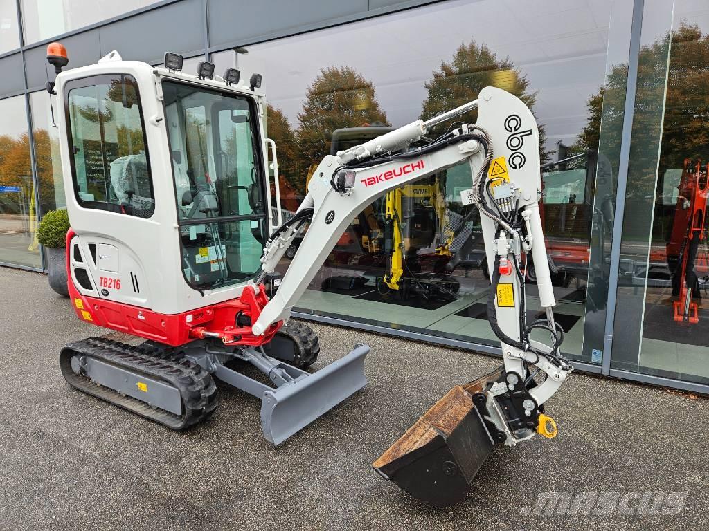 Takeuchi TB 216 Mini pelle < 7t