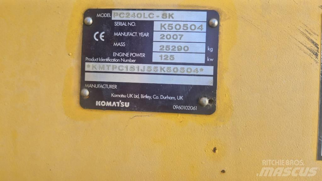 Komatsu PC240LC-8K Pelle sur chenilles