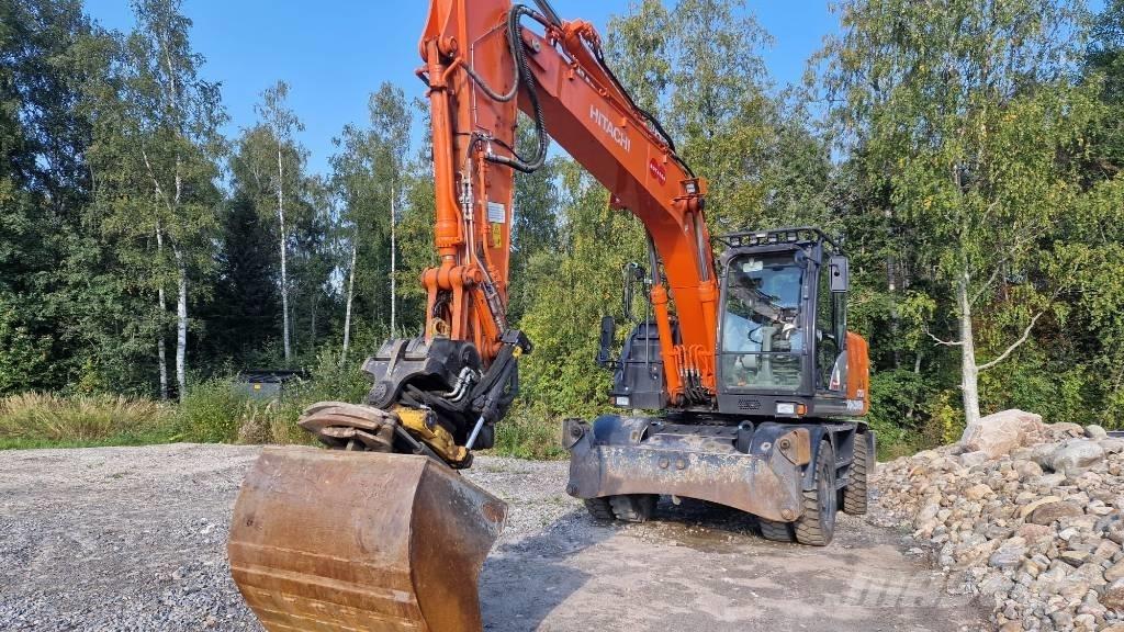 Hitachi ZX 170 W-6 Pelle sur pneus