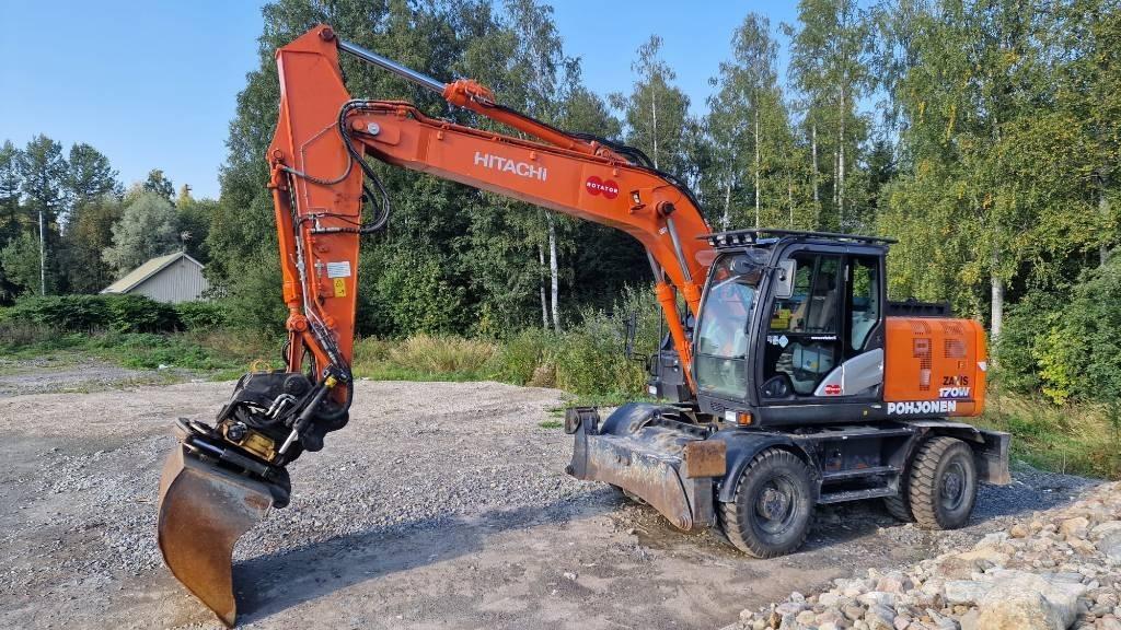Hitachi ZX 170 W-6 Pelle sur pneus