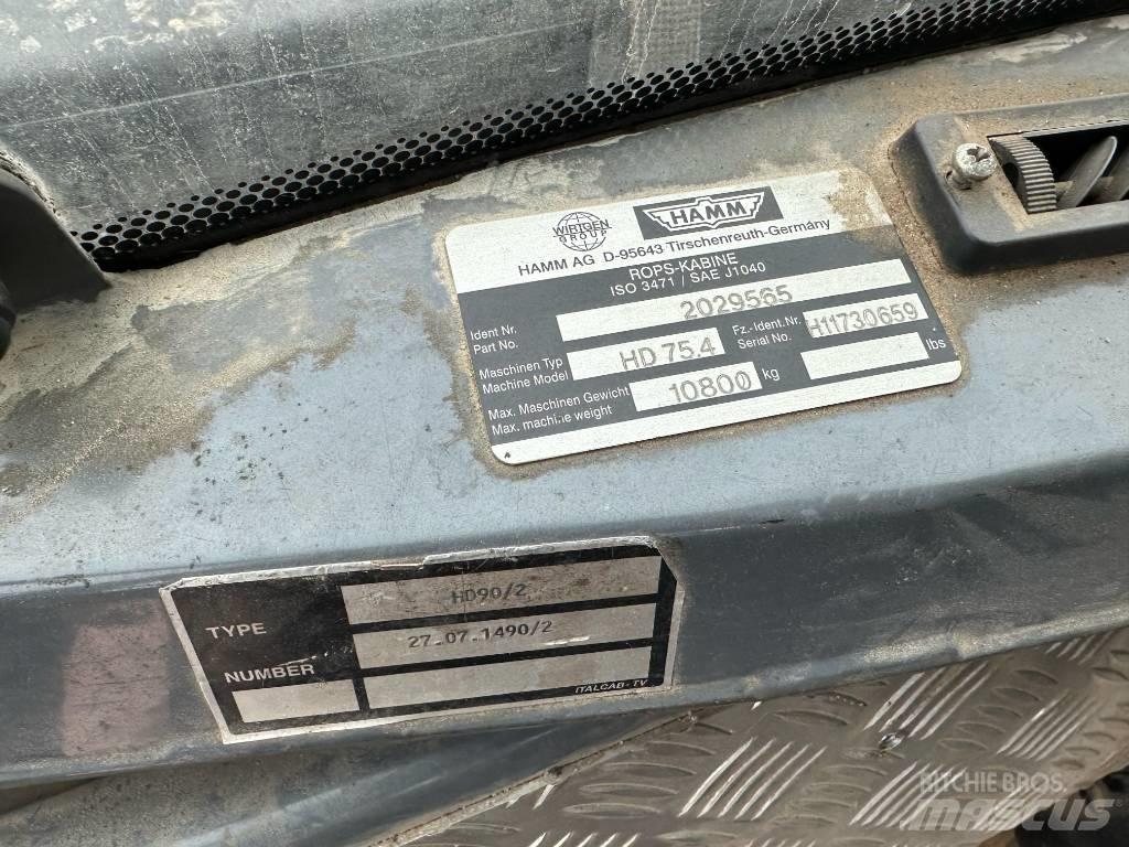 Hamm HD 75.4 Rouleaux tandem