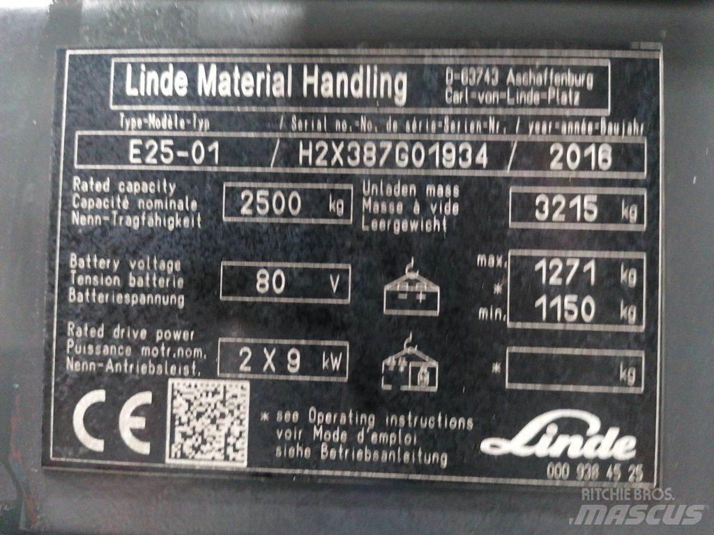 Linde E25-01 Chariots élévateurs électriques