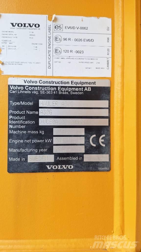 Volvo A30G Tombereau articulé
