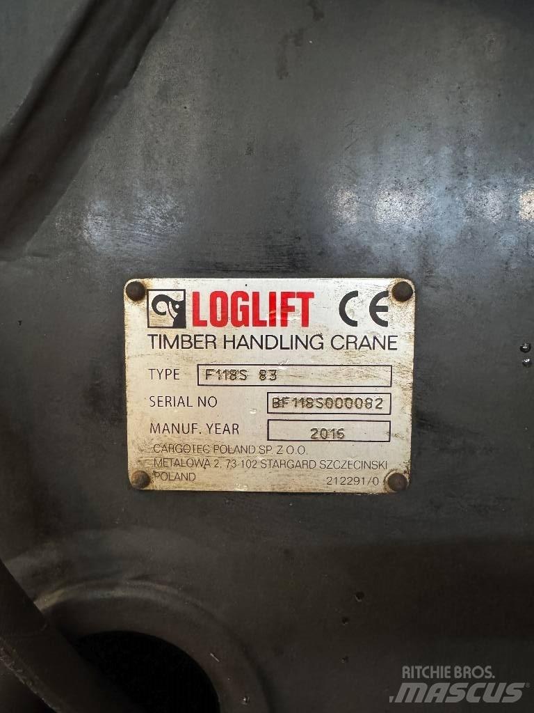 Loglift 118 S T Grue forestière
