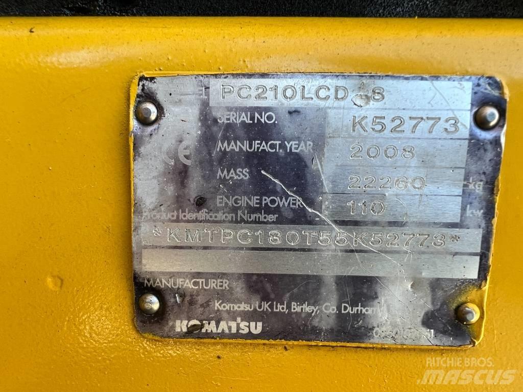 Komatsu PC 210 LCD-8 Pelle sur chenilles
