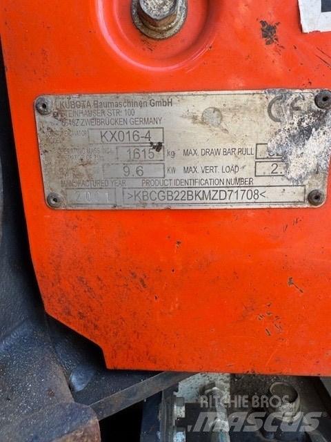Kubota KX 016-4 Mini pelle < 7t