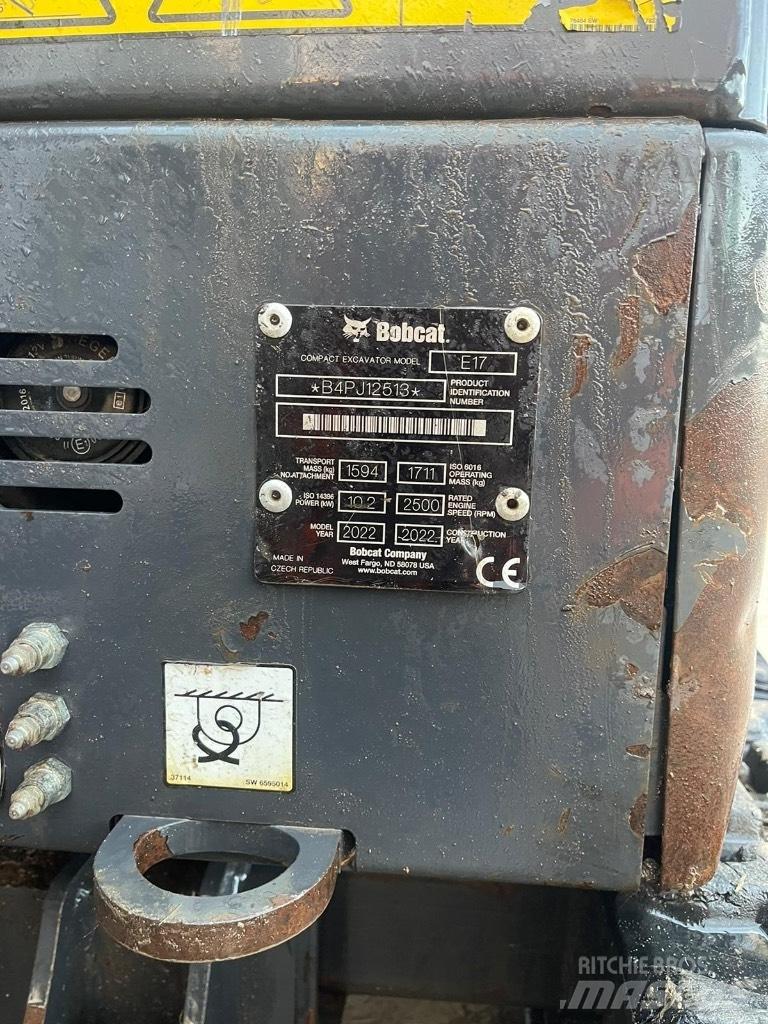 Bobcat E 17 Mini pelle < 7t
