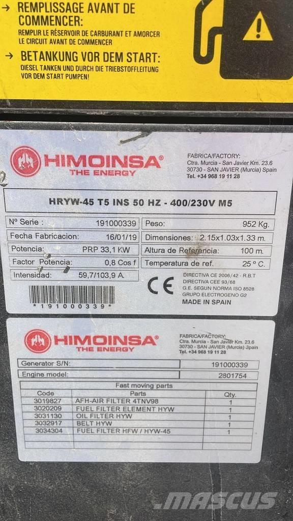 Himoinsa HRYW 45 T5 Générateurs diesel