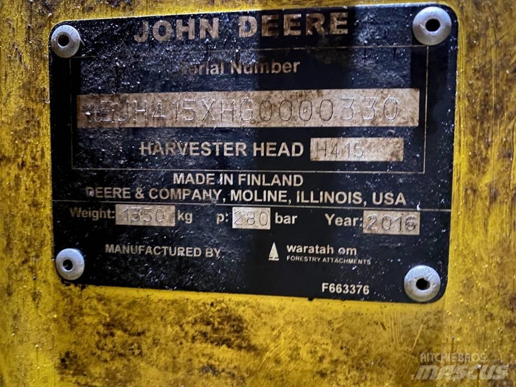 John Deere H 415 Tête d'abattage / ébranchage