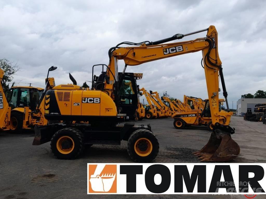 JCB JS 145 W Pelle sur pneus