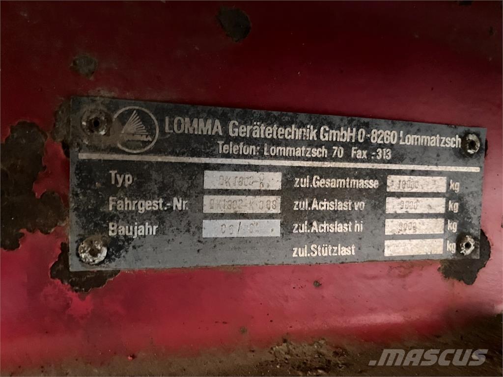 Lomma DK 1802-K Autre remorque agricole