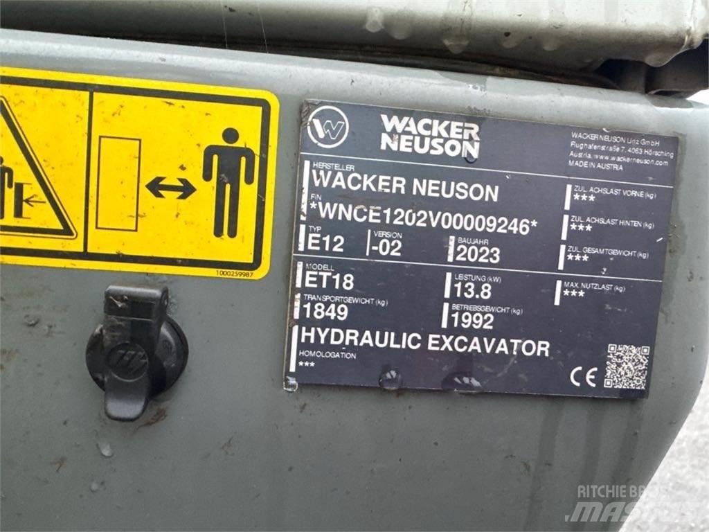 Wacker Neuson ET18 Pelle sur chenilles