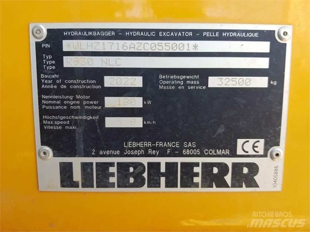 Liebherr R930 Pelle sur chenilles