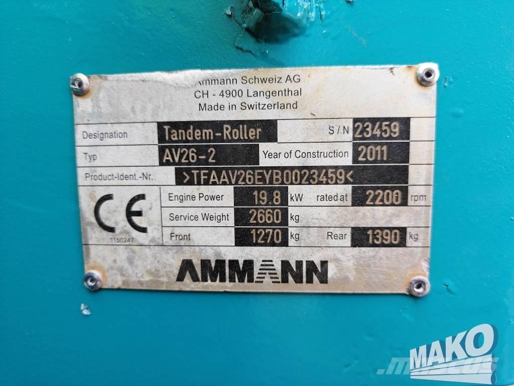 Ammann AV 26-2 Rouleaux tandem