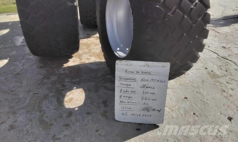 Alliance 600/55R26.5 Pneus, roues et jantes