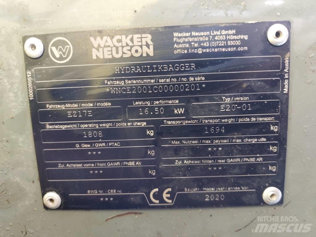Wacker Neuson EZ17e Pelle sur chenilles