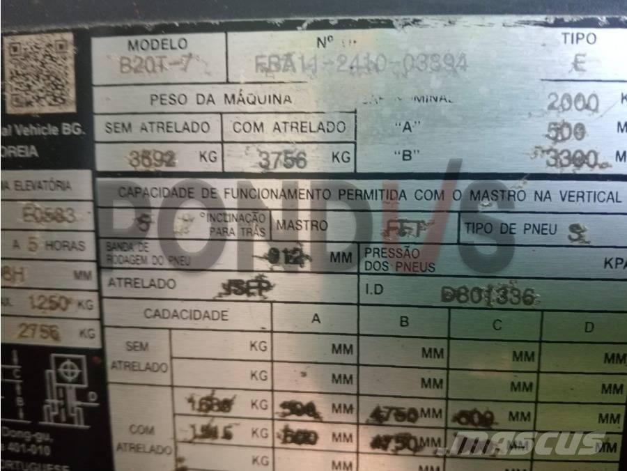 Doosan B 20 T-7 Chariots élévateurs électriques