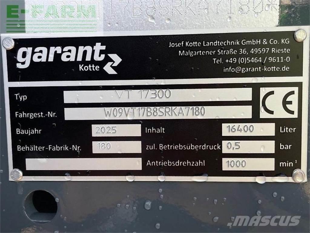  Gebo vt 17.300 Epandeur de fumier