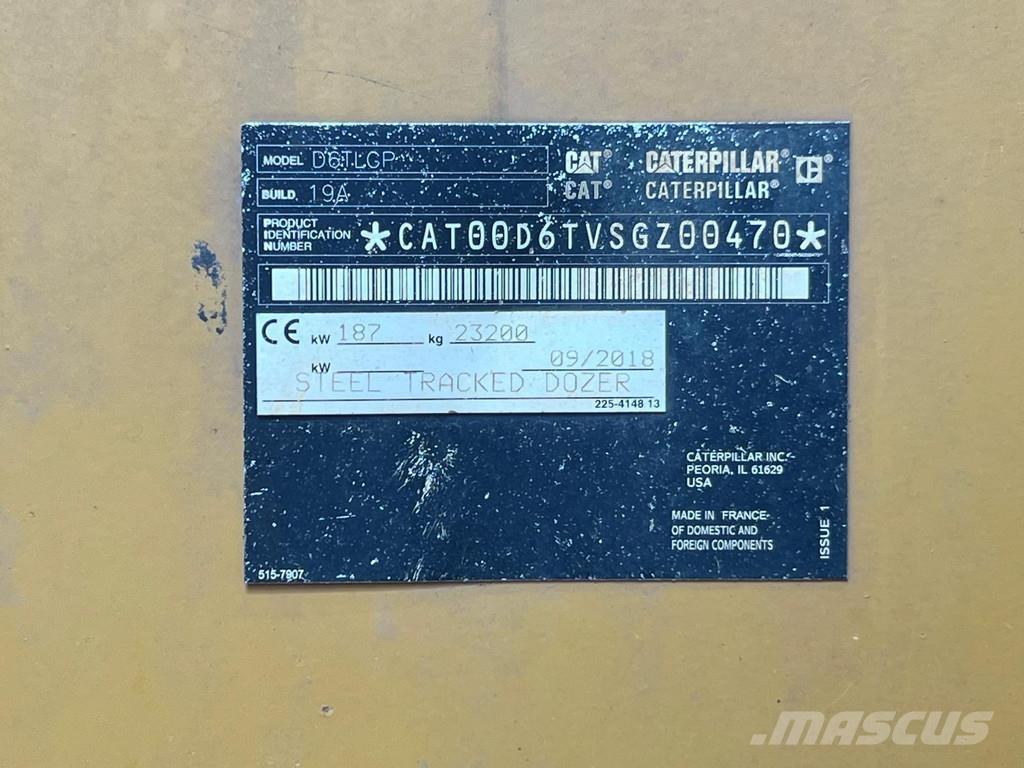 CAT D6T LGP Bouteurs sur chenilles