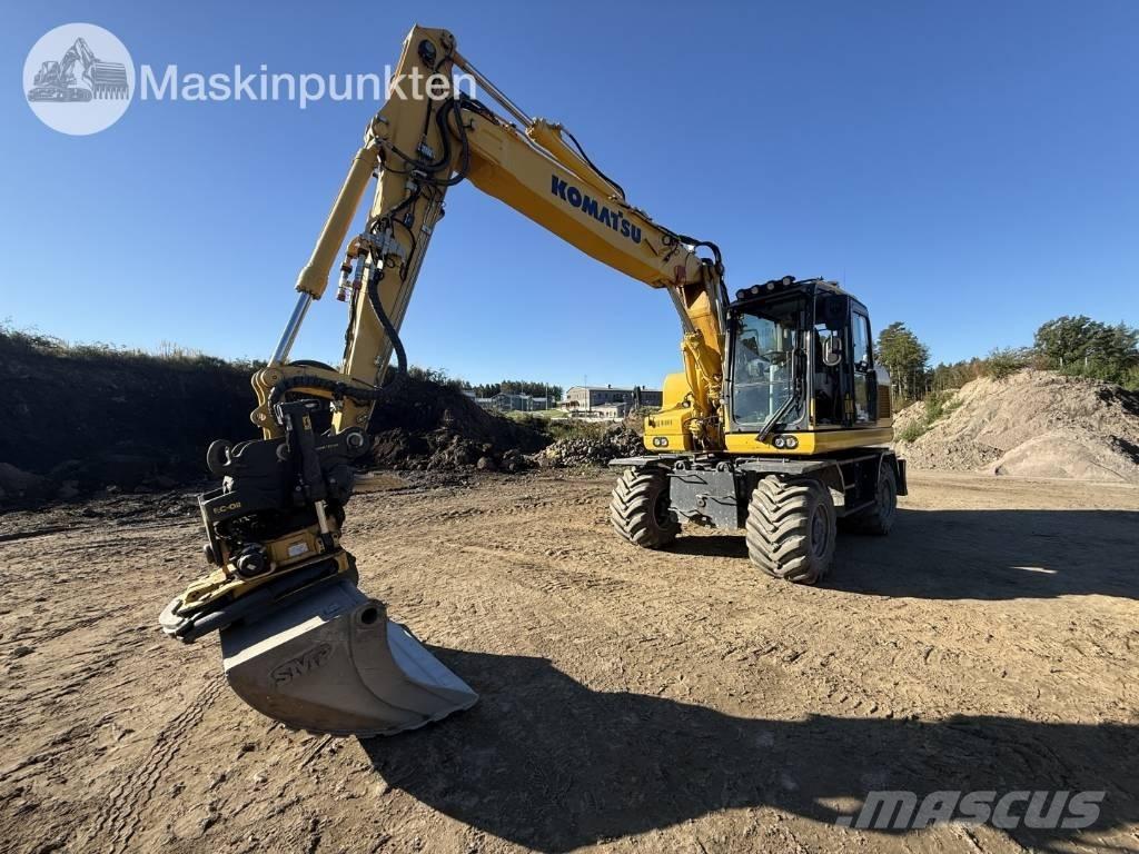 Komatsu PW 160 Pelle sur pneus