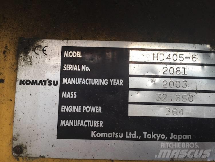 Komatsu HD405-6 Tombereau rigide